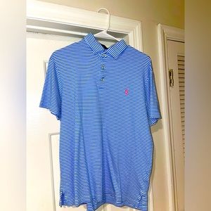 Polo Ralph Lauren Men's Classic-Fit Striped Soft Cotton Polo Shirt.